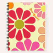 Cahier Spirale Floral Tout Simplement Groovy (Devant)
