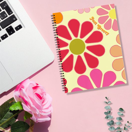 Cahier spiralé floral tout simplement super
