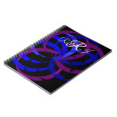 Cahier Spirale Géométrique Mélange de Baies (Côté gauche)