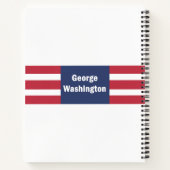 Cahier spiralé George Washington (Dos)