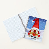Cahier spiralé Gnome de Noël (Intérieur)