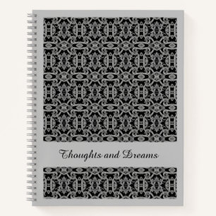 Cahier Spirale GOTHIC 21,59x27,94 cm / Gris