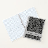 Cahier Spirale GOTHIC 21,59x27,94 cm / Gris (Intérieur)