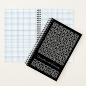 Cahier Spirale GOTHIC 5.5x8.5 / Noir (À l'intérieur)