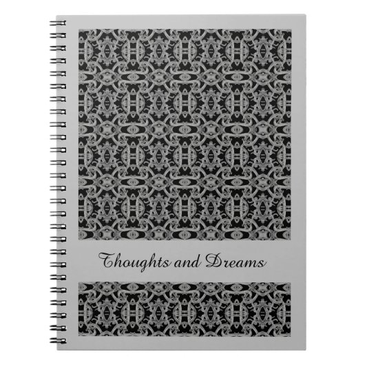Cahier Spirale GOTHIC 6,5x8,75 / Gris (Devant)