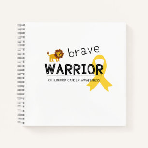 cahier spirale guerrier courageux cancer infantile