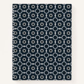 Cahier spirale imprimé géométrique (Devant)