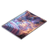 Cahier Spirale Kawaii Chat Rêveur (Côté gauche)