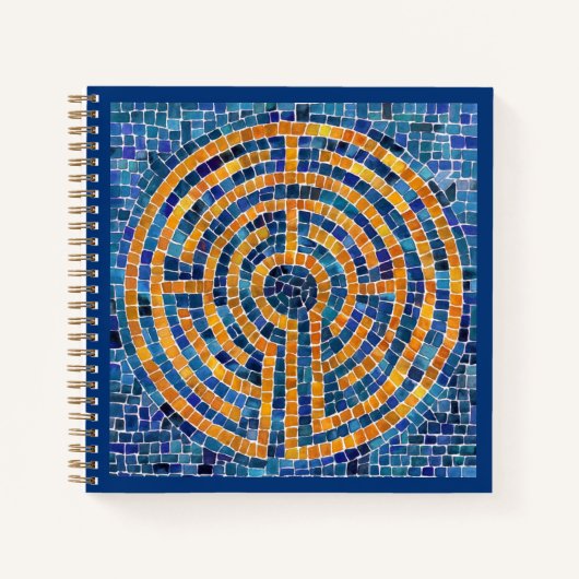 Cahier spiralé LABYRINTH IV 8,5x8,5 (Devant)