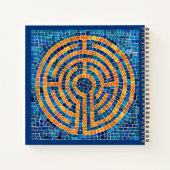 Cahier spiralé LABYRINTH IV 8,5x8,5 (Dos)
