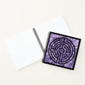 Cahier spiralé LABYRINTH VI 8,5x8,5 - Noir (Intérieur)