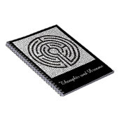 Cahier spirale LABYRINTH VII 6,5x8,75 + Texte (Côté Droit)