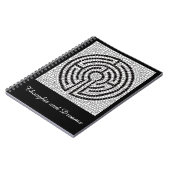 Cahier spirale LABYRINTH VII 6,5x8,75 + Texte (Côté gauche)