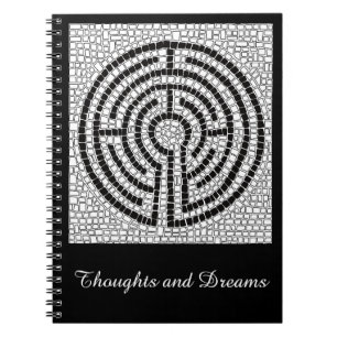 Cahier spirale LABYRINTH VII 6,5x8,75 + Texte