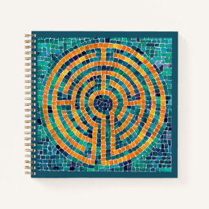 Cahier spiralé LABYRINTHE II 8,5x8,5