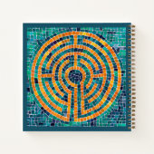 Cahier spiralé LABYRINTHE II 8,5x8,5 (Dos)
