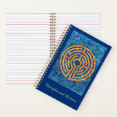 Cahier spirale LABYRINTHE IV 5,5x8,5 (À l'intérieur)