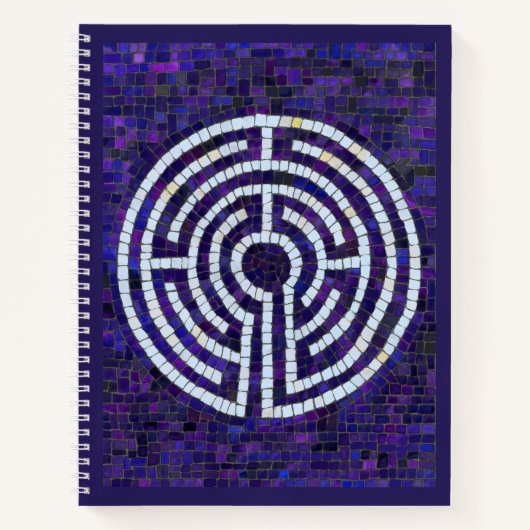 Cahier Spirale LABYRINTHE VIII 8.5x11 (Devant)