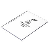Cahier spiralé ligné CWC (Côté gauche)