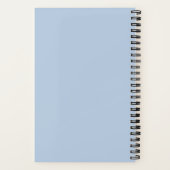 Cahier spiralé Lt. Blue Gingham pour la rentrée sc (Verso)