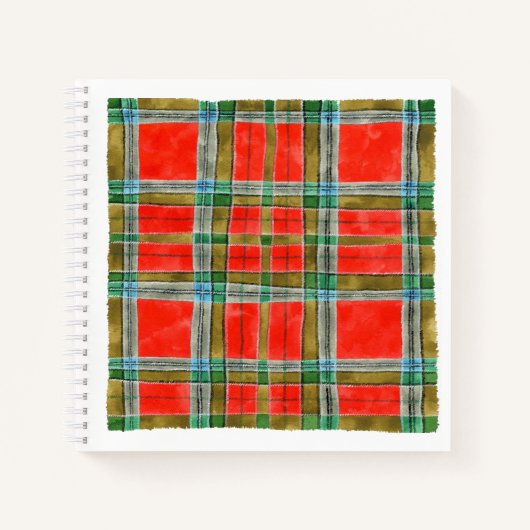 Cahier Spirale MAC BAIN TARTAN 8.5x8.5 (Devant)