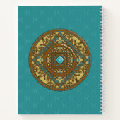 Cahier spiralé Mandala Poissons (Dos)