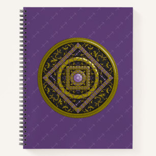 Cahier spiralé Mandala Sagittaire