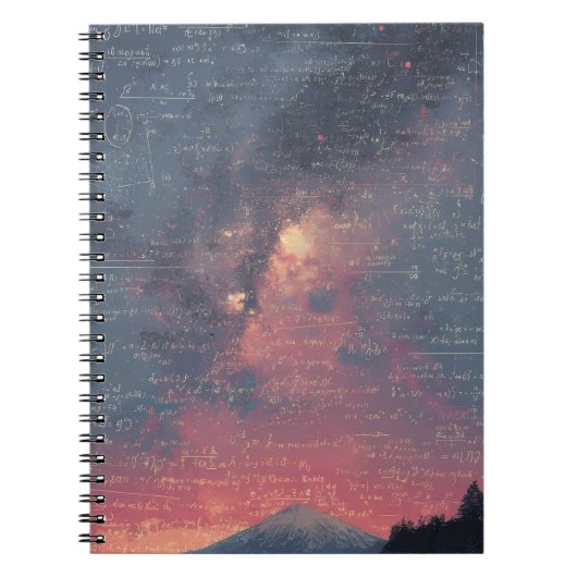Cahier Spirale Mathématique de la Nébuleuse Célest (Devant)