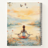 Cahier spiralé Méditation du pré au coucher du sol (Dos)