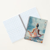 Cahier spiralé Méditation du pré au coucher du sol (Intérieur)