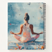 Cahier spiralé Méditation du pré au coucher du sol (Dos)