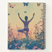 Cahier spiralé Méditation du pré au coucher du sol (Dos)