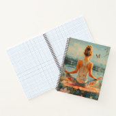 Cahier spiralé Méditation du pré au coucher du sol (Intérieur)