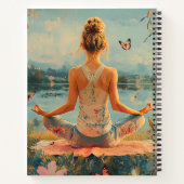 Cahier spiralé Méditation du pré au coucher du sol (Dos)