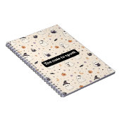 Cahier Spirale Mignon et Effrayant d'Halloween – M (Côté Droit)