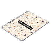 Cahier Spirale Mignon et Effrayant d'Halloween – M (Côté gauche)