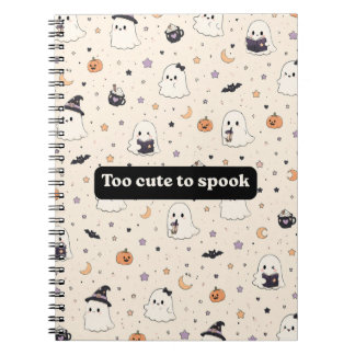 Cahier Spirale Mignon et Effrayant d'Halloween – M