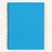 Cahier Spirale Minimaliste Bleu | Concentration Ca (Devant)