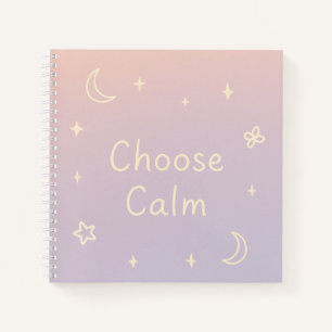 Cahier spiralé minimaliste esthétique