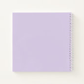 Cahier spiralé minimaliste esthétique (Dos)