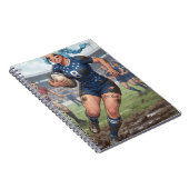Cahier spiralé Miss Rugby (Côté Droit)