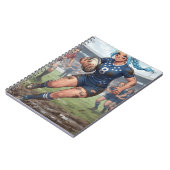Cahier spiralé Miss Rugby (Côté gauche)