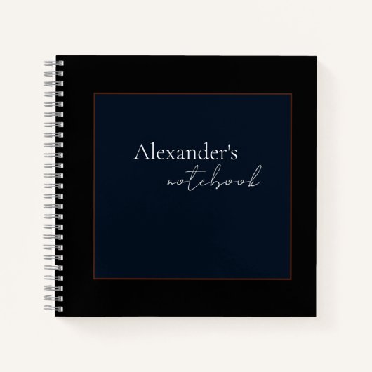 Cahier Spirale Moderne (Devant)