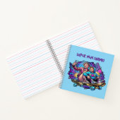 Cahier spiralé Neon Maman & Fils (Intérieur)