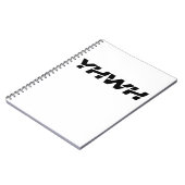 Cahier Spirale Noir Yahweh (Côté gauche)