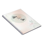 Cahier spiralé "Notes pour vous" jaune pastel (Côté Droit)