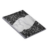 Cahier Spirale Pailleté Marbre (Côté Droit)