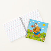 Cahier Spirale Personnalisé avec Nom de Capybara K (Intérieur)