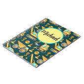 Cahier Spirale Personnalisé Camions de Constructio (Côté gauche)