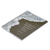 Cahier spiralé petit format verset biblique plage (Côté gauche)